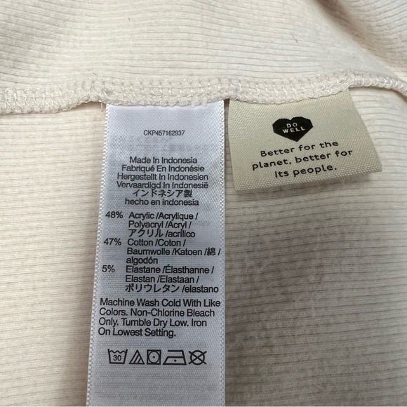 •new• MADEWELL Brushed Rib Tank Crop Top - Picture 6 of 7